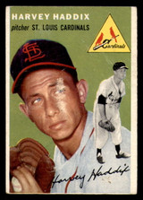 1954 Topps #9 Harvey Haddix Poor  ID: 371485