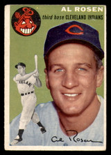 1954 Topps #15 Al Rosen Very Good  ID: 371489