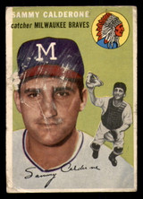 1954 Topps #68 Sammy Calderone Poor  ID: 371562