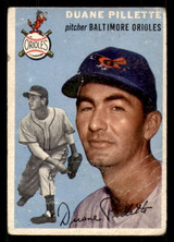 1954 Topps #107 Duane Pillette Poor 