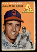 1954 Topps #151 Alex Grammas UER Good RC Rookie 1954 Topps #151 Alex Grammas UER Good RC Rookie