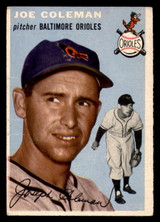 1954 Topps #156 Joe Coleman Very Good ID: 371646 1954 Topps #156 Joe Coleman Very Good ID: 371646