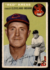 1954 Topps #160 Red Kress CO Good  ID: 371651