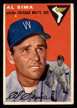 1954 Topps #216 Al Sima Very Good  ID: 371706