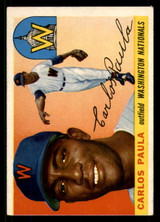 1955 Topps #97 Carlos Paula Excellent RC Rookie  ID: 371732