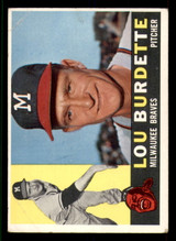 1960 Topps #70 Lew Burdette UER G-VG  ID: 371787
