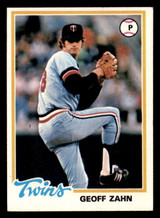 1978 Topps #27 Geoff Zahn Ex-Mint 1978 Topps #27 Geoff Zahn Ex-Mint