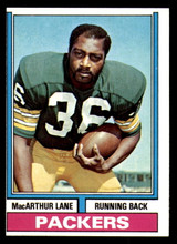 1974 Topps #90 MacArthur Lane Miscut Packers ID:373720