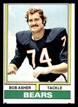 1974 Topps #256 Bob Asher Miscut Bears ID:373774