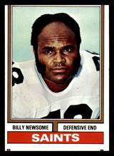 1974 Topps #255 Billy Newsome Miscut Saints ID:373853