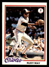 1978 Topps #262 Rudy May Near Mint 