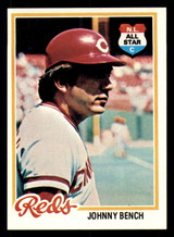 1978 Topps #700 Johnny Bench Near Mint+  ID: 374992