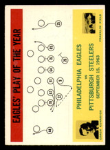 1964 Philadelphia #140 Joe Kuharich Eagles Play of the Year Excellent+ ID: 375785 1964 Philadelphia #140 Joe Kuharich Eagles Play of the Year Excellent+ ID: 375785