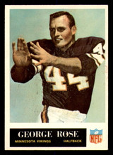 1965 Philadelphia #109 George Rose Very Good  ID: 375966