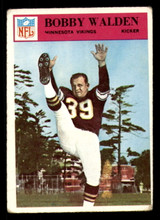 1966 Philadelphia #116 Bobby Walden Very Good RC Rookie 