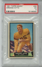 1951 Topps #45 Armand Kitto PSA 5 EX 