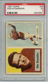 1957 Topps #38 Don Stonesifer PSA 5 EX ID: 377355 1957 Topps #38 Don Stonesifer PSA 5 EX ID: 377355