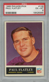 1965 Philadelphia #106 Paul Flatley PSA 6 EX-Mint ID: 378178 1965 Philadelphia #106 Paul Flatley PSA 6 EX-Mint ID: 378178