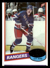 1980-81 Topps #23 Steve Vickers Miscut NY Rangers