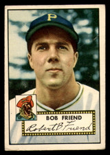 1952 Topps #233 Bob Friend Very Good RC Rookie  ID: 379922