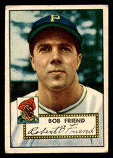 1952 Topps #233 Bob Friend Very Good RC Rookie  ID: 379923