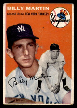 1954 Topps #13 Billy Martin Very Good  ID: 379927