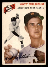 1954 Topps #36 Hoyt Wilhelm UER Very Good  ID: 379930