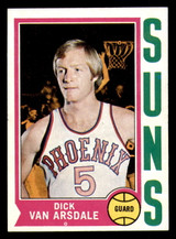 1974-75 Topps #160 Dick Van Arsdale Near Mint ID: 380105 1974-75 Topps #160 Dick Van Arsdale Near Mint ID: 380105
