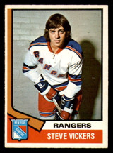 1974-75 O-Pee-Chee #29 Steve Vickers Ex-Mint 