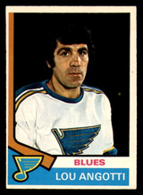 1974-75 O-Pee-Chee #63 Lou Angotti CO Very Good 