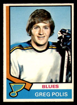1974-75 O-Pee-Chee #164 Greg Polis Ex-Mint 1974-75 O-Pee-Chee #164 Greg Polis Ex-Mint