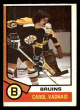 1974-75 O-Pee-Chee #165 Carol Vadnais Excellent+ 1974-75 O-Pee-Chee #165 Carol Vadnais Excellent+