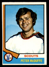 1974-75 O-Pee-Chee #173 Peter McDuffe Ex-Mint 