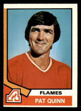 1974-75 O-Pee-Chee #286 Pat Quinn Miscut Flames 1974-75 O-Pee-Chee #286 Pat Quinn Miscut Flames