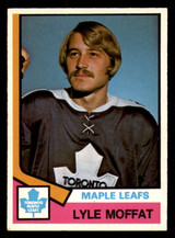 1974-75 O-Pee-Chee #379 Lyle Moffat Excellent+ RC Rookie 