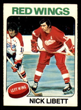 1975-76 O-Pee-Chee #13 Nick Libett Excellent+ 