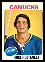 1975-76 O-Pee-Chee #24 Mike Robitaille Excellent 