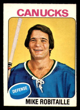1975-76 O-Pee-Chee #24 Mike Robitaille Excellent 1975-76 O-Pee-Chee #24 Mike Robitaille Excellent