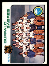 1975-76 O-Pee-Chee #83 Buffalo Sabres UER CL Ex-Mint 
