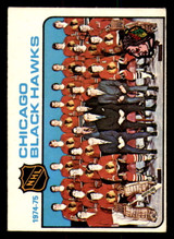 1975-76 O-Pee-Chee #84 Chicago Blackhawks CL VG-EX 