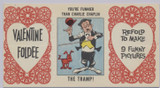 1963 Topps Valentine Foldee #35  3 Folds  Charlie Chaplin Paul Revere, Tarzan Lot Of 2  #*sku35297