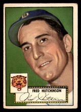 1952 Topps #126 Fred Hutchinson Very Good  ID: 382486
