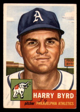 1953 Topps #131 Harry Byrd DP Writing on Card RC Rookie Athletics DP ID:382517