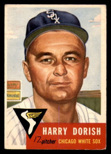 1953 Topps #145 Harry Dorish DP Writing on Card White Sox DP ID:382561