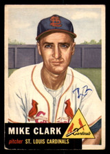 1953 Topps #193 Mike Clark Writing on Card RC Rookie Cardinals ID:382571