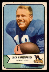 1954 Bowman #100 Jack Christiansen Very Good ID: 382589 1954 Bowman #100 Jack Christiansen Very Good ID: 382589