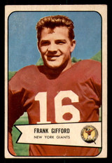 1954 Bowman #55 Frank Gifford Excellent 1954 Bowman #55 Frank Gifford Excellent