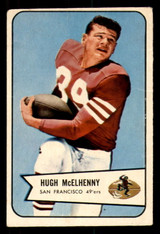 1954 Bowman #54 Hugh McElhenny Good 1954 Bowman #54 Hugh McElhenny Good