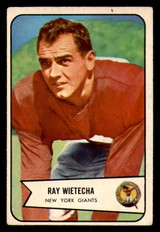 1954 Bowman #31 Ray Wietecha Very Good RC Rookie 