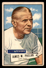 1952 Bowman Large #122 Jim Phelan CO Very Good 1952 Bowman Large #122 Jim Phelan CO Very Good